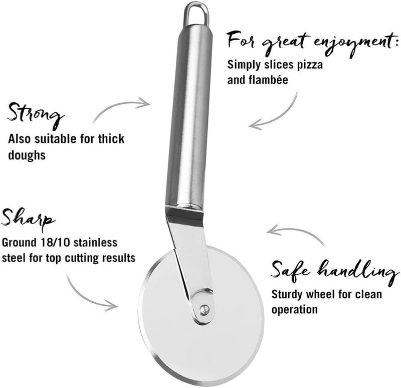 Oc9 Stainless Steel Pizza Cutter Pack of 1 - Image 2