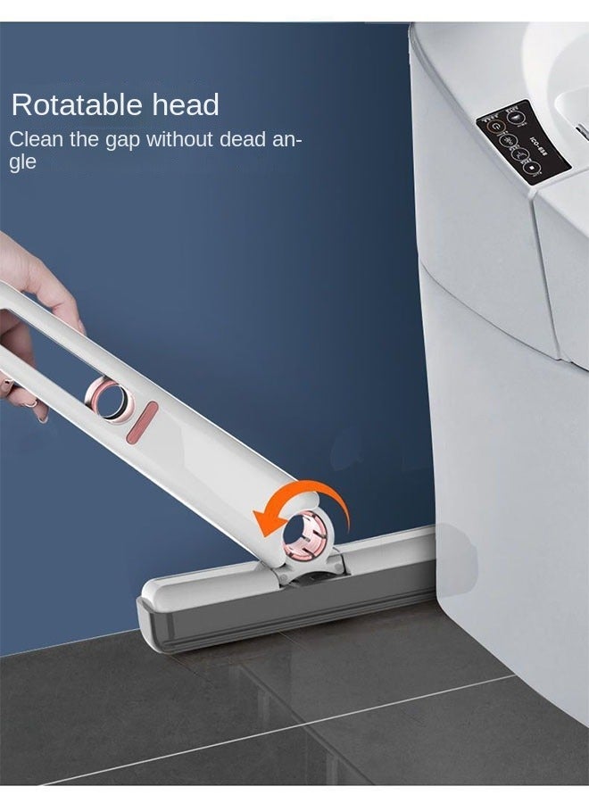 كيلا مكنسة صغيرة محمولة بفرشاة إسفنجية، أداة تنظيف تمتص الماء، تنظيف دون الحاجة للغسيل، مثالية للمطبخ والحمام - Image 4