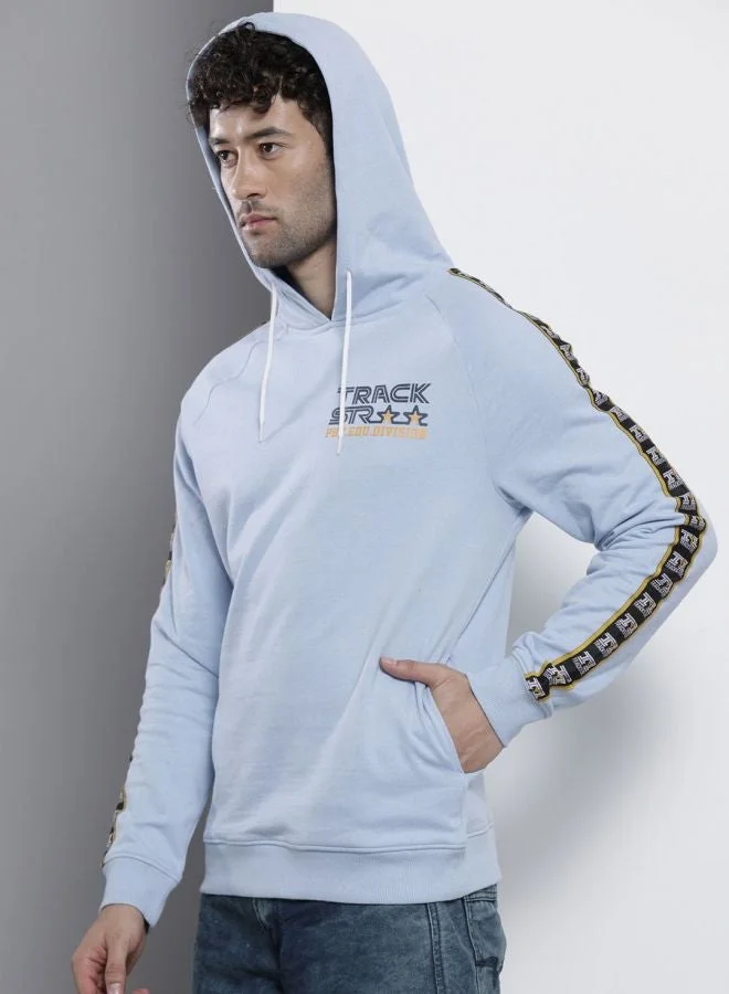 The Indian Garage Co Men Regular Fit Typographic Round Neck Full Sleeves Sweatshirt