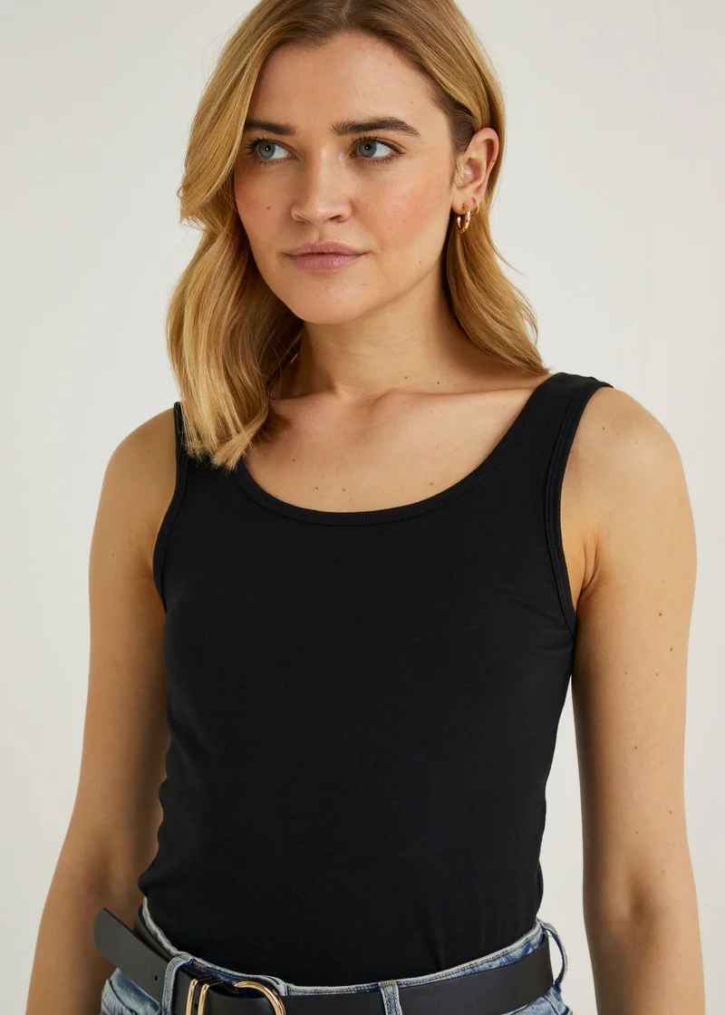 Matalan Black Essential Vest Top