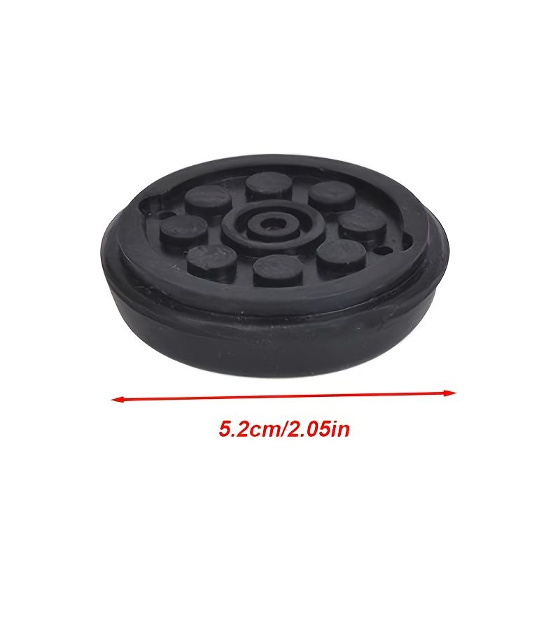 Black 52mm Car Jack Rubber Pad Block Lifting Mechanical Support Universal Riser - Image 3