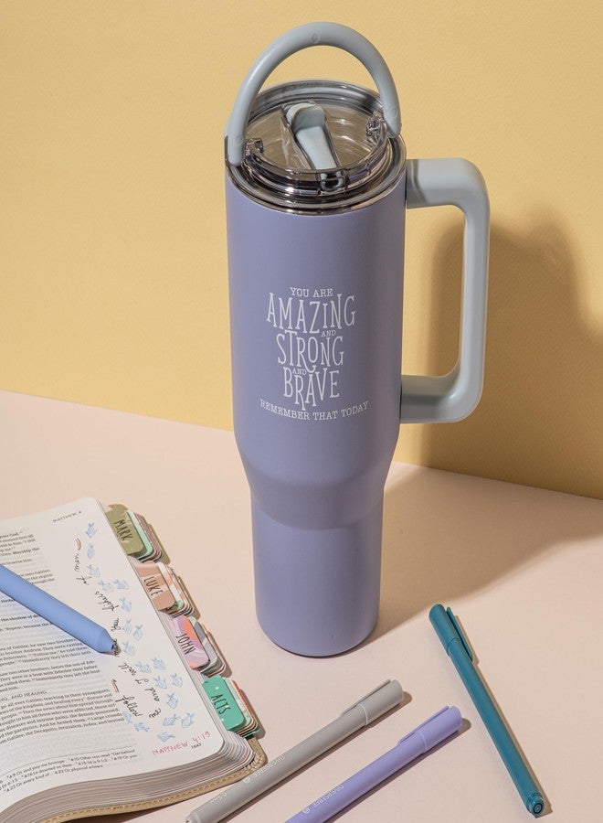 DIVERSEBEE 30 oz Insulated Stainless Steel Tumbler with Lid, Inspirational Birthday Thank You Gifts for Women, Mom, Wife, Girlfriend, Teacher, Her, Nurses, Best Friend, Travel Mug (Cloud) - Image 4
