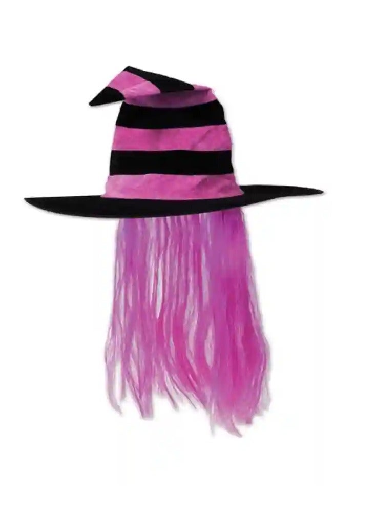 stylish Witch Hat With Hair