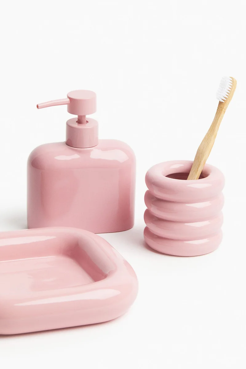 H&M Stoneware soap dispenser