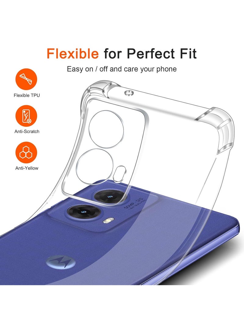 Case Compatible with Motorola Moto G85 Cover, Slim Fit Soft TPU Shockproof Anti-Scratch Phone Case Cover - Image 4