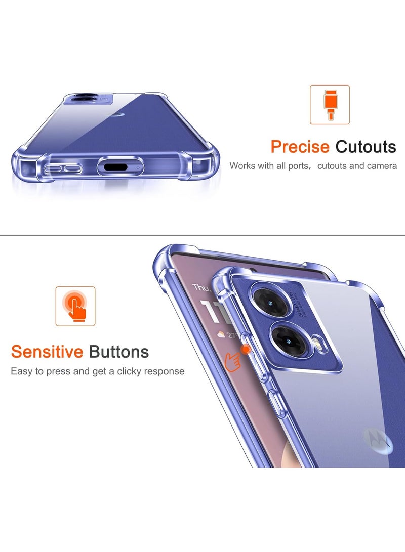 Case Compatible with Motorola Moto G85 Cover, Slim Fit Soft TPU Shockproof Anti-Scratch Phone Case Cover - Image 5