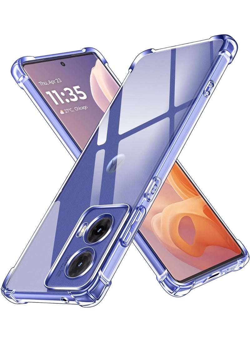 Case Compatible with Motorola Moto G85 Cover, Slim Fit Soft TPU Shockproof Anti-Scratch Phone Case Cover - Image 1