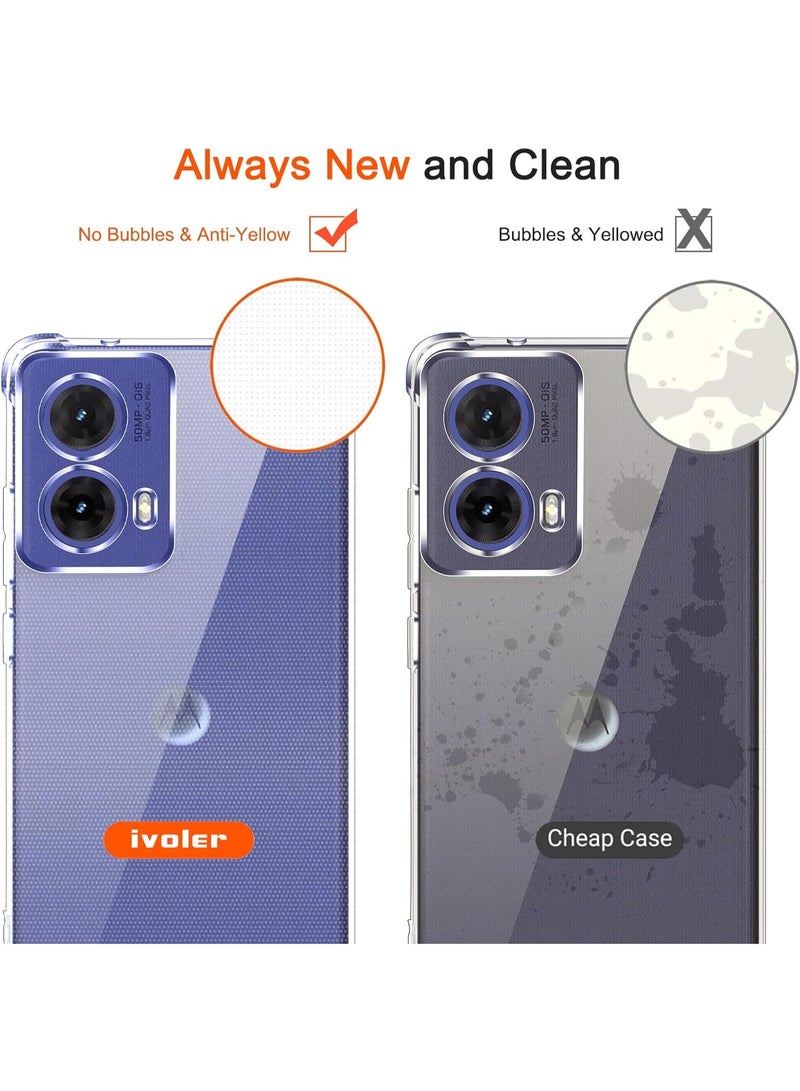 Case Compatible with Motorola Moto G85 Cover, Slim Fit Soft TPU Shockproof Anti-Scratch Phone Case Cover - Image 2