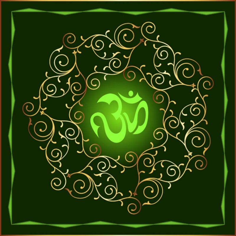 5 Ace 300 GSM Om Neon Motivational Paper Religious Poster for Room; for Home; Office; Gym Decor (12 x 18-inch; Multicolor) - Image 4