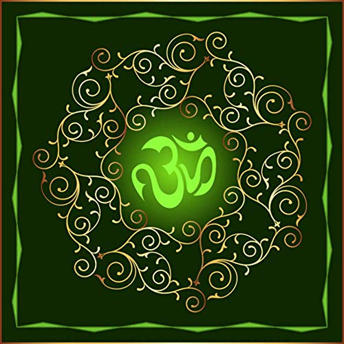 5 Ace 300 GSM Om Neon Motivational Paper Religious Poster for Room; for Home; Office; Gym Decor (12 x 18-inch; Multicolor) - Image 1
