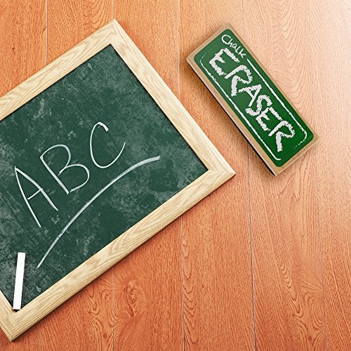 Imagination Generation Chalk and Dry Erase Board Black Felt Eraser|Dustless, Noiseless| for Classroom or Home| Pack of 1 - Image 2