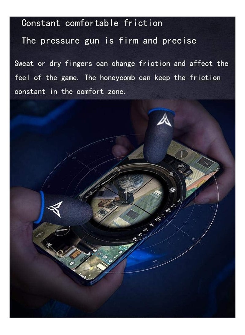 Professional Thumbs Cover Touchscreen Finger Sleeves for PUBG Phone Games Blue - Image 5