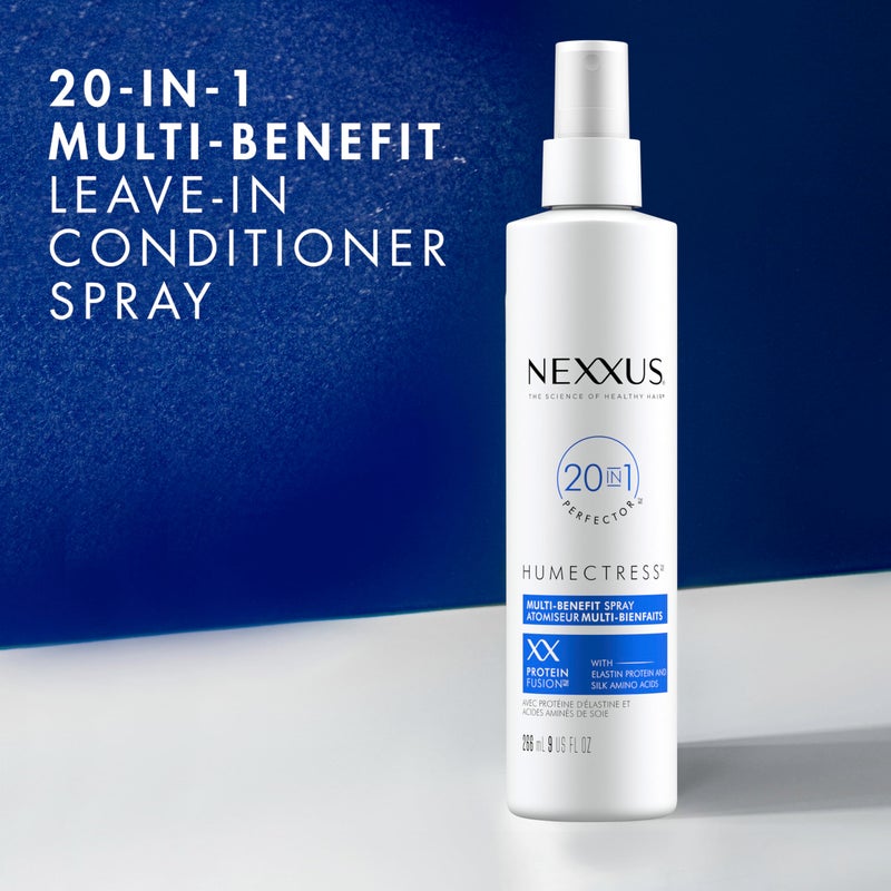Nexxus Humectress Leave-In Conditioner Spray 20-in-1 Perfector for Dry Hair With Biotin & Hyaluronic Acid 9oz - Image 2