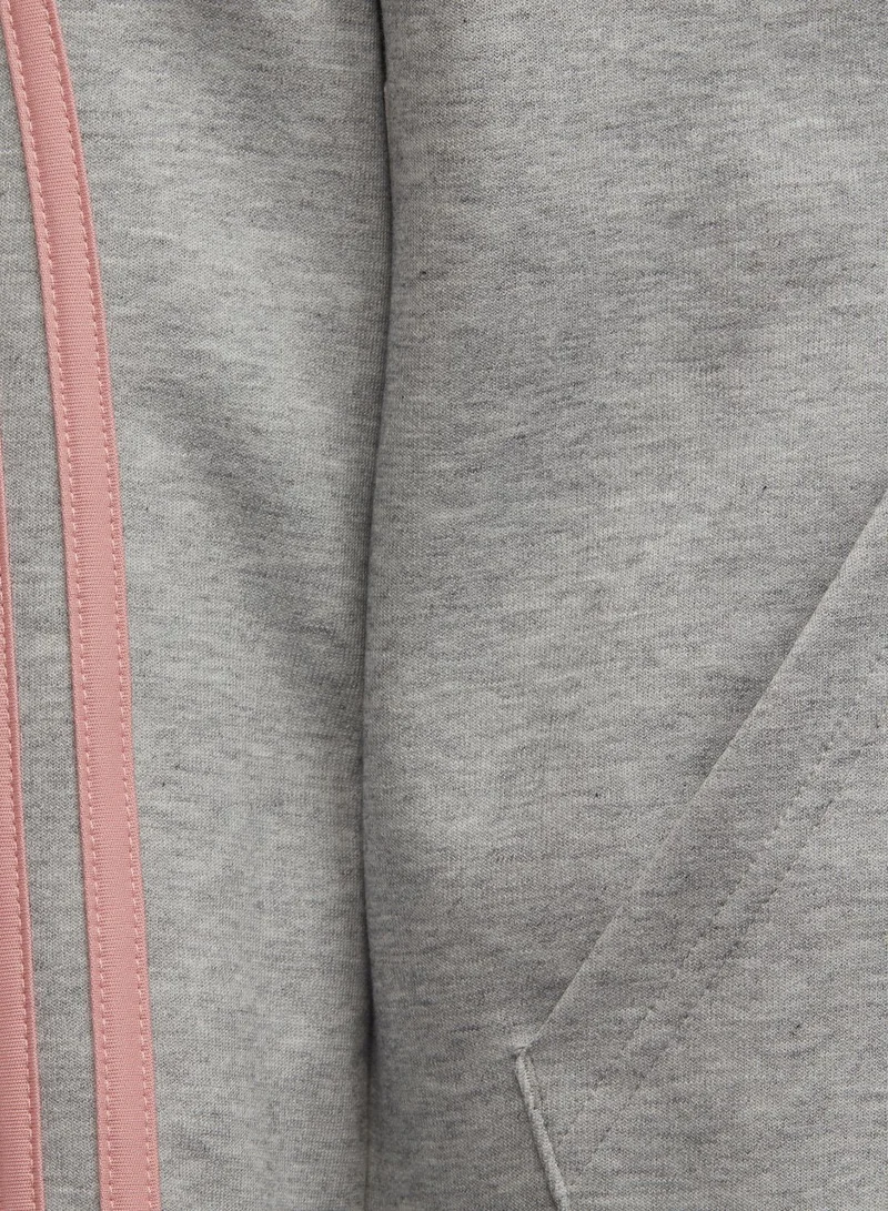 Adidas Youth 3-Stripe Full-Zip Hoodie