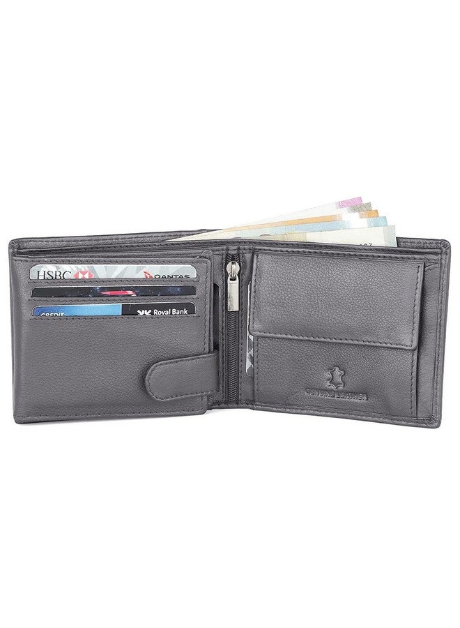 WildHorn Rfid Protected Leather Wallet For Men, Grey - Image 4
