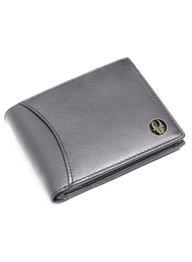 WildHorn Rfid Protected Leather Wallet For Men, Grey - Image 3