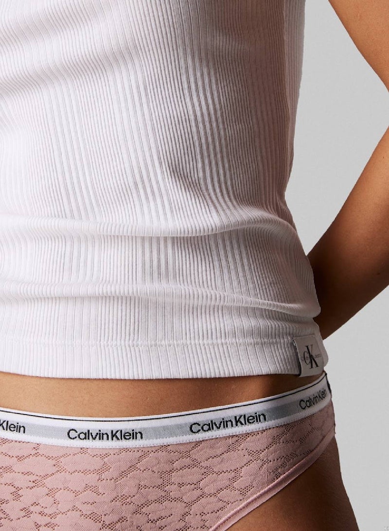 CALVIN KLEIN Lace Bikini Briefs - Image 4
