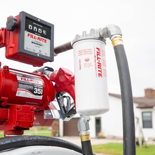 FILL RITE فل-رايت F4010PM0 1" 40 جالون في الدقيقة (151 لتر في الدقيقة) فلتر وقود دوار بجزيئات 10 ميكرون - Image 4