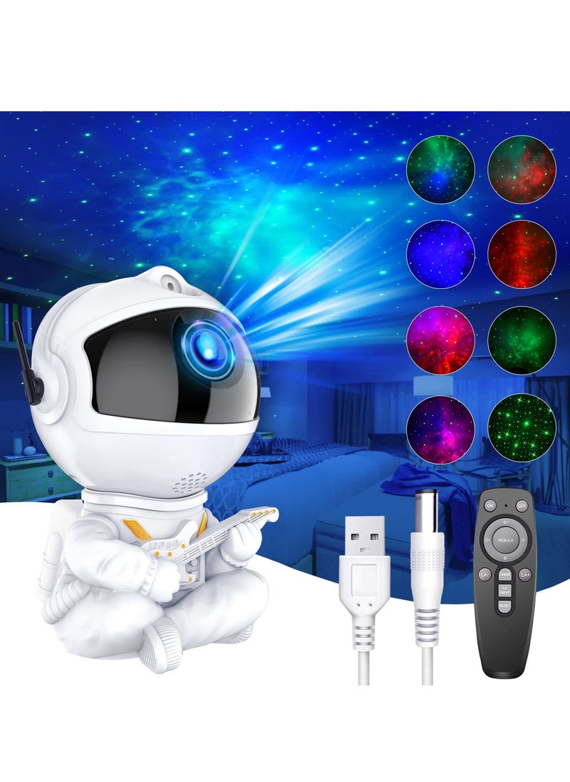 Joshberg - Astronaut Star Projector Galaxy Night Light Kids Space lights LED Lamp with Remote Timer and 360° Adjustable Design for Room Decor - Image 1