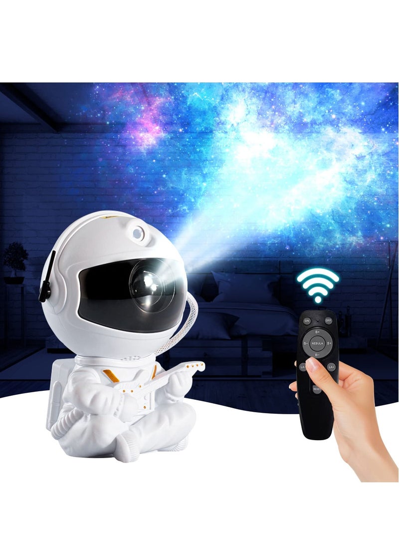Joshberg - Astronaut Star Projector Galaxy Night Light Kids Space lights LED Lamp with Remote Timer and 360° Adjustable Design for Room Decor - Image 1