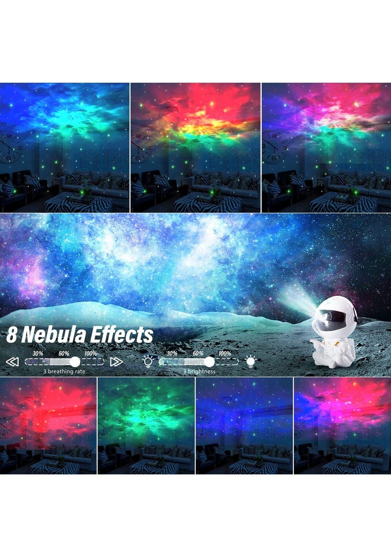 Joshberg - Astronaut Star Projector Galaxy Night Light Kids Space lights LED Lamp with Remote Timer and 360° Adjustable Design for Room Decor - Image 1