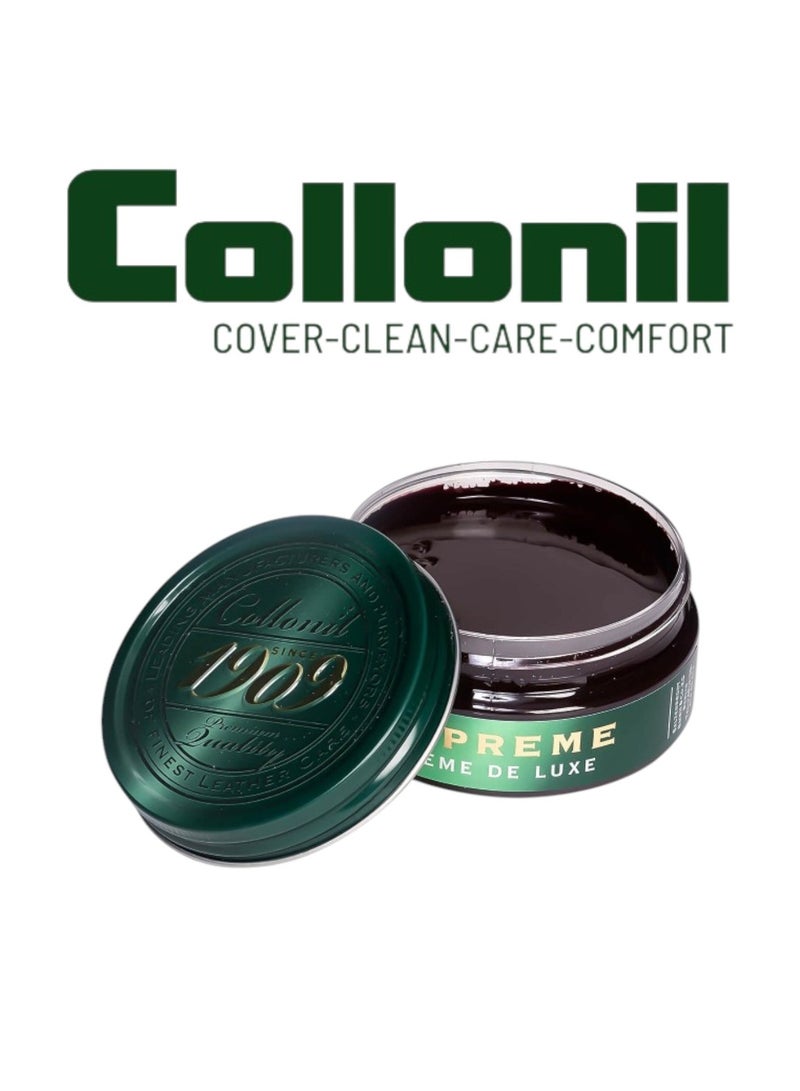 Collonil 1909 Supreme Cream De Luxe Burgundy 100ml – Luxury Shoe Polish - Image 1