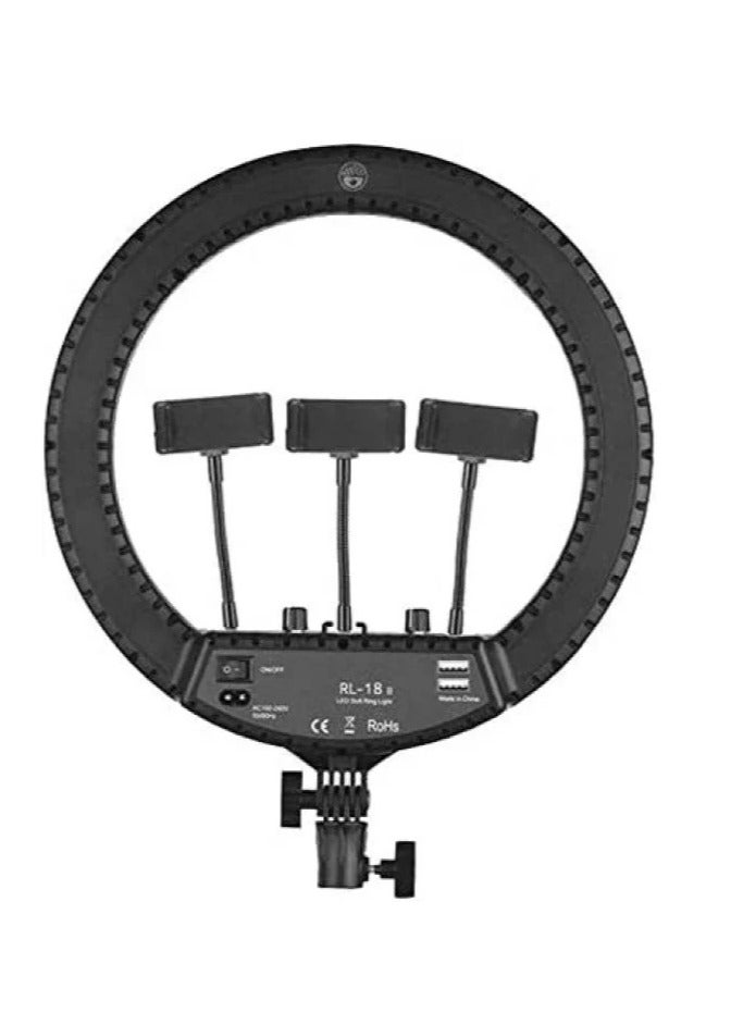 RL18 Inch Ring Light Tripod LED Soft Ring Light with Remote Control - Image 2