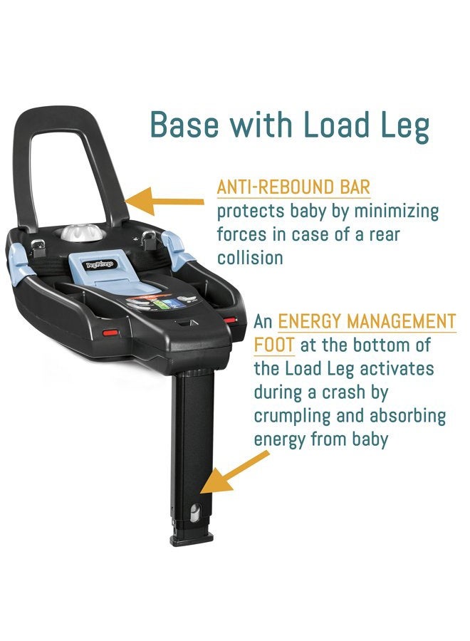 Peg Perego قاعدة مقعد السيارة بريمو فياجيو 4-35 نيدو مع ساق تحميل وبار مضاد للارتداد - ملحق - Image 2