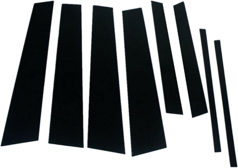 Vuzmode 8PCS Gloss Black Pillar Posts for Kia KX1 - Image 1