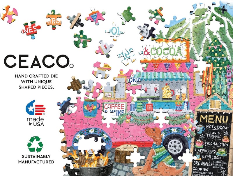 Ceaco - Food Trucks - Festive Food Truck II - 500 Piece Jigsaw Puzzle - Image 5