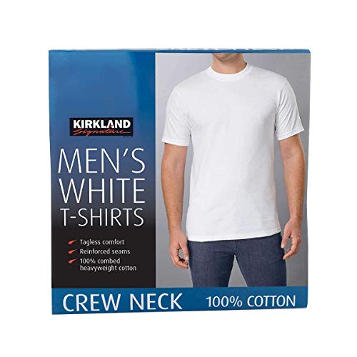 Kirkland Men's Crew Neck White T-Shirts (Pack of 6) (X-Large) - Image 4