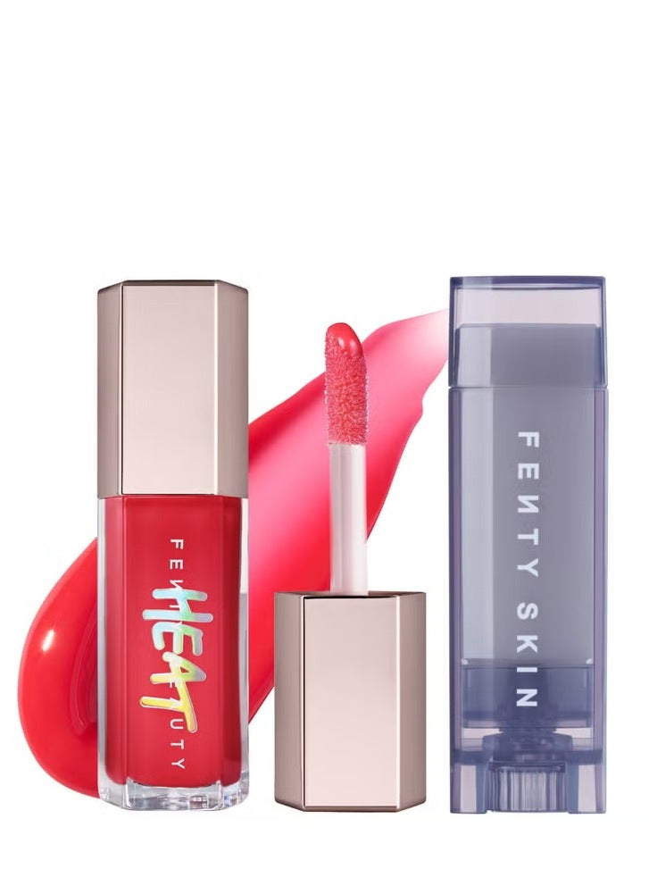 فنتي بلسم الشفاه فينتي بيوتي جلوس بومب هيت إكس لوكس: هوت شيري - Image 4