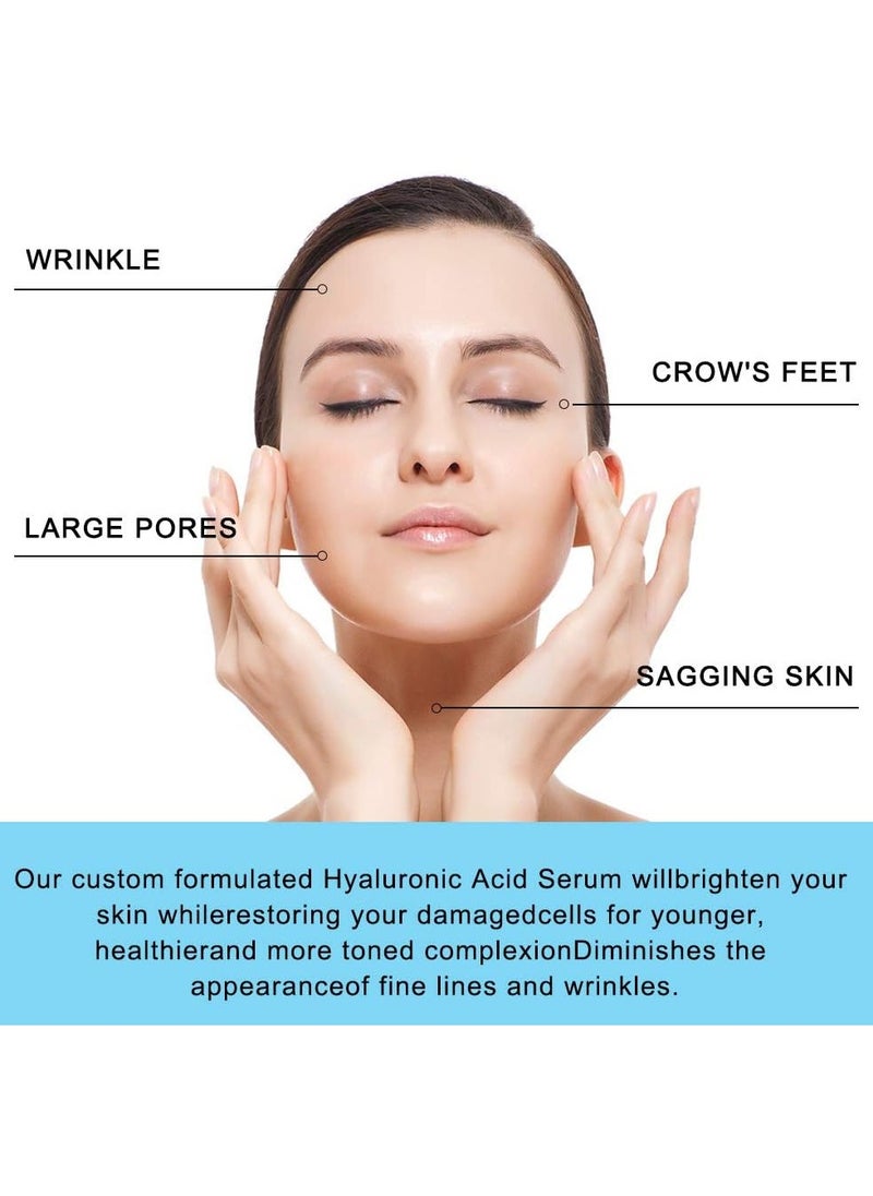 ELBBUB ELBBUB Hyaluronic Acid Serum 30ml – Anti-Aging & Moisturizing Serum for Fine Lines & Wrinkles, Soft Hydration, Easy Absorption, Skin Firming  - Image 3