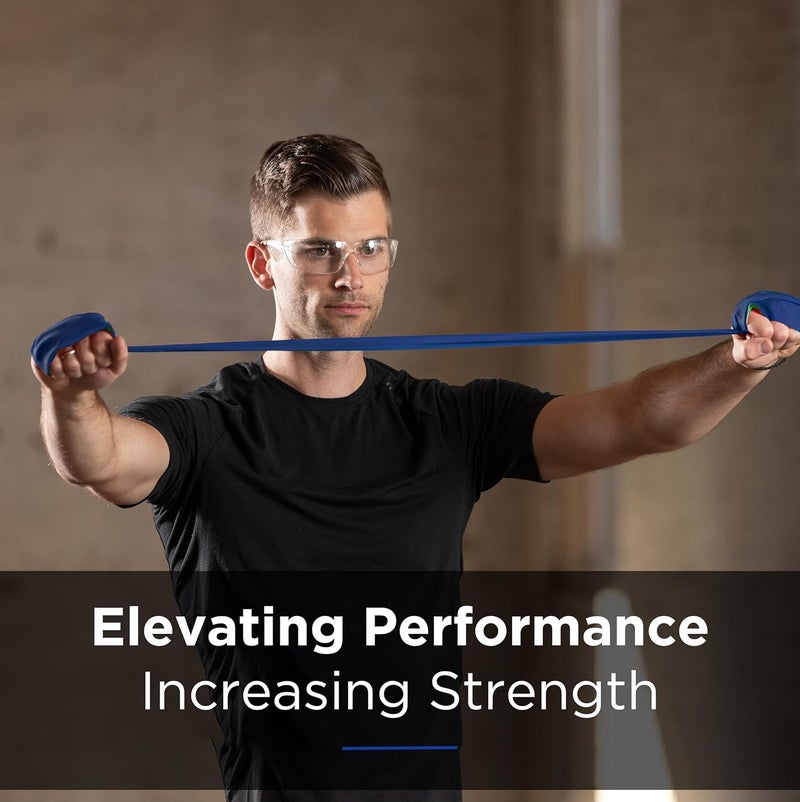 THERABAND Professional Latex Resistance Band - 6 Ft Blue Extra Heavy for Upper & Lower Body Exercise, Physical Therapy, Pilates, Home Workouts - Image 4