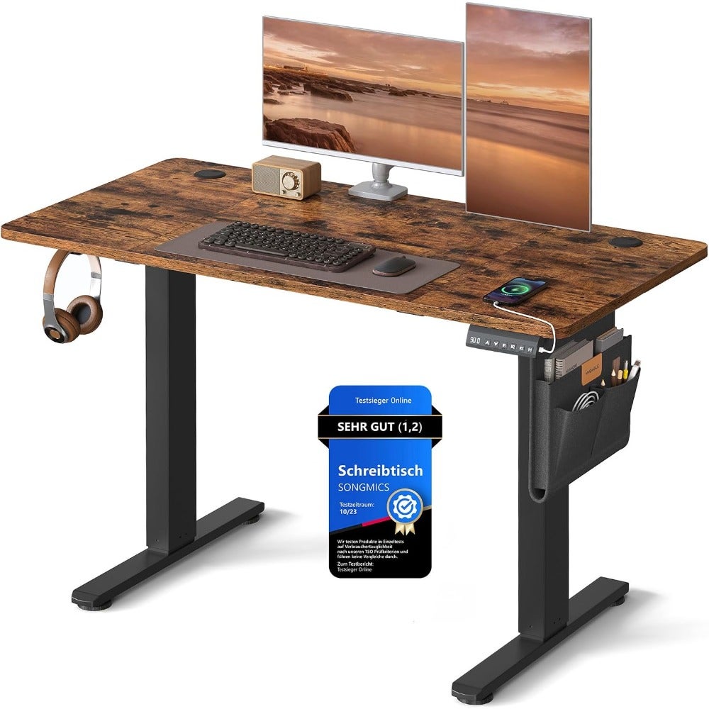 Electric Standing Desk, Height Adjustable, 4 Presets