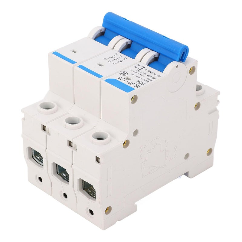 3P 400V 80Amp DIN Rail Miniature Circuit Breaker Isolator Switch with PC Material - Image 5