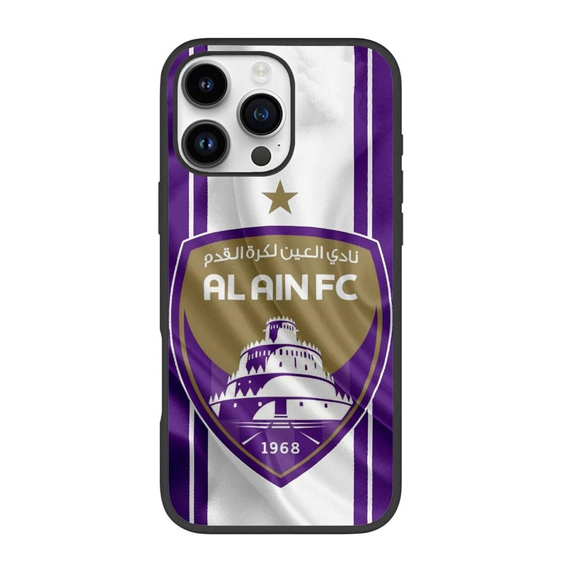 Silk Route AlAin FC United Arab Emirates Asian FootballSoccer Club Design Mobile Back Cover for iPhone 15 Pro Multicolor