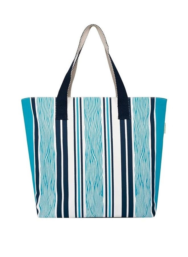 earthsave earthsave All Purpose Tote Bag - Blue Bark | Printed Organic Multipurpose Cotton Bags | Cute Hand Bag for Girls | Best for College, Travel | Reusable Shopping Bag | Eco-Friendly Tote Bags  - Image 1