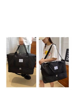 Generic Portable Travel Luggage Bag Black  - Image 3