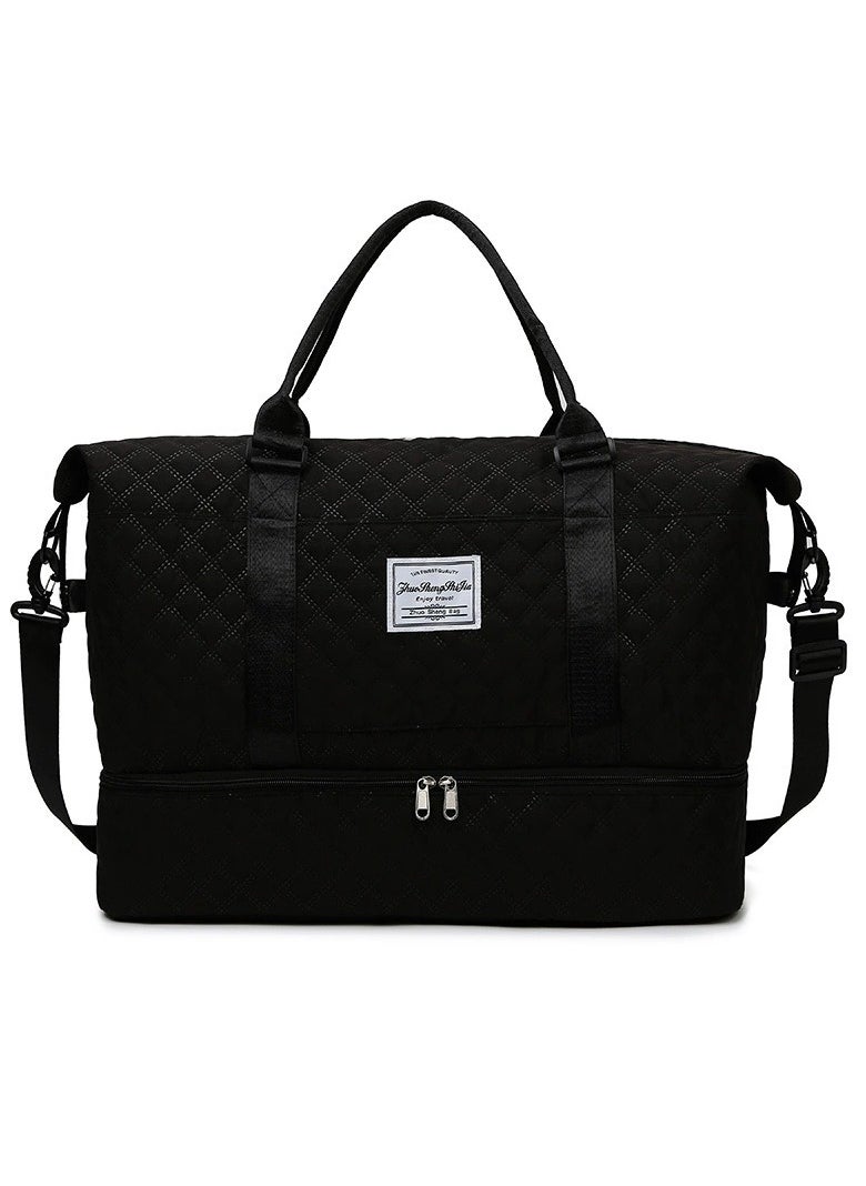 Generic Portable Travel Luggage Bag Black  - Image 2