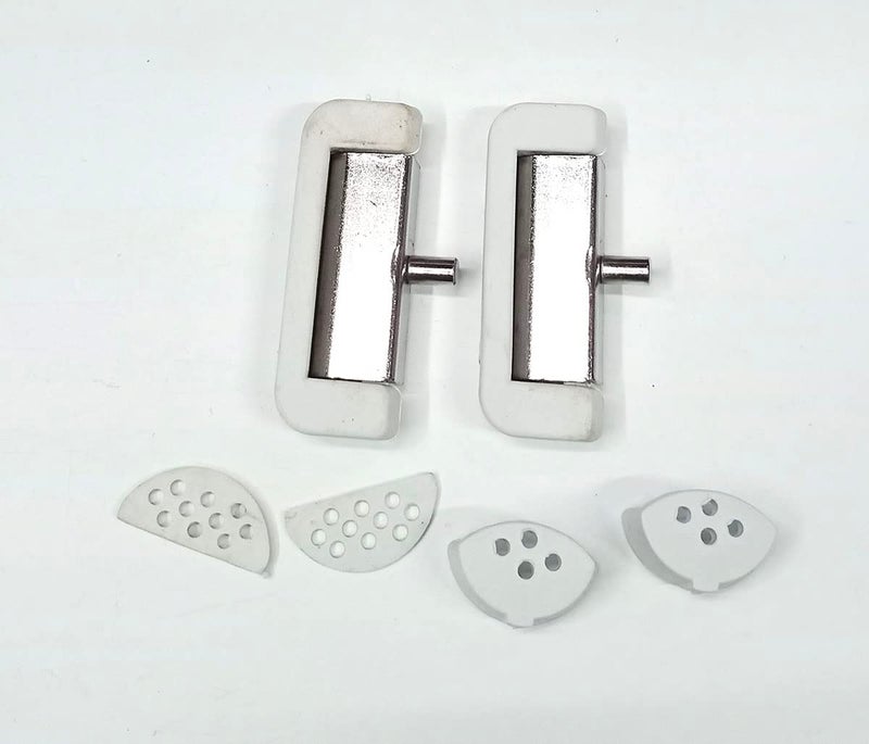 Metal Rubber Table Hinges Set for Industrial Sewing Machine White TH 0001  - Image 1