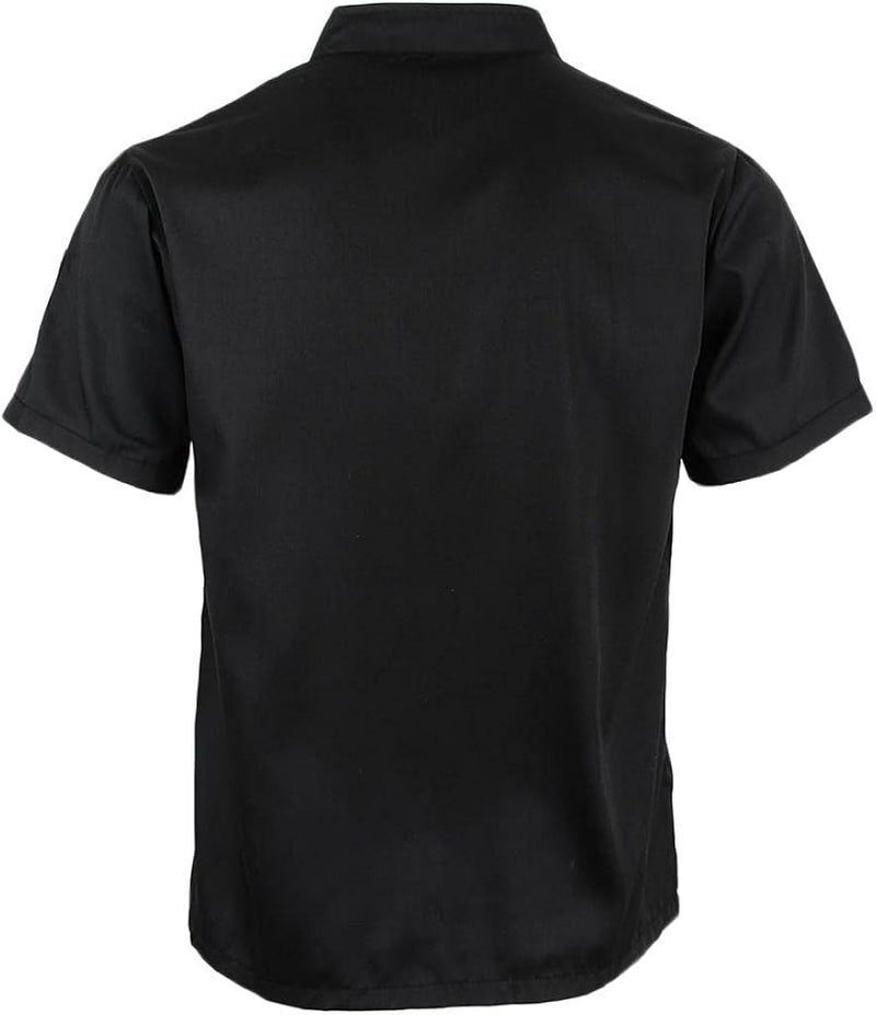 klarako Unisex Chef Jackets Short Sleeves Cook Coat Shirt Hotel Kitchen Uniforms Summer Work Apparel 5 Colors - Image 4