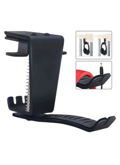 Headset Headphone Hook Holder Hanger Mount, Headphones Stand for Desk, Clamp Under Desk Design with Adjustable & Rotating Arm PC Gaming, Backpack Hook