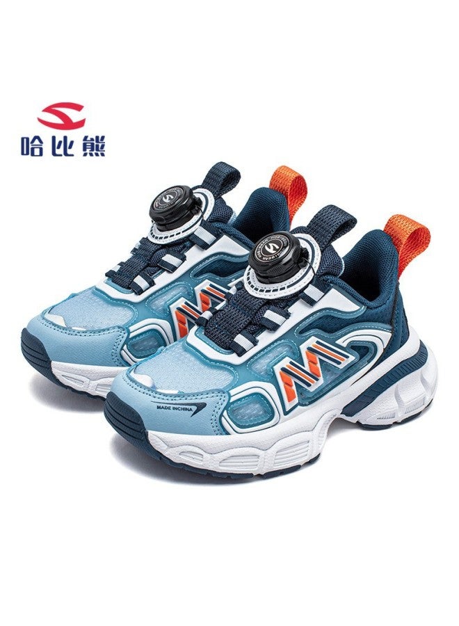 Habibie Double Net Spring And Autumn Rotating Buckle Boys Sneaker Girls Running Shoes Breathable Casual Shoes Outlet