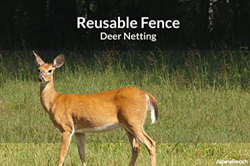 AlpineReach Garden Netting 7.5 x 65 ft Heavy Duty Bird Net, Deer, Plant Protection Extra Strong Woven Mesh, Reusable Kit with Zip Ties, Animal Fencing for Fruits Trees, Green - Image 5