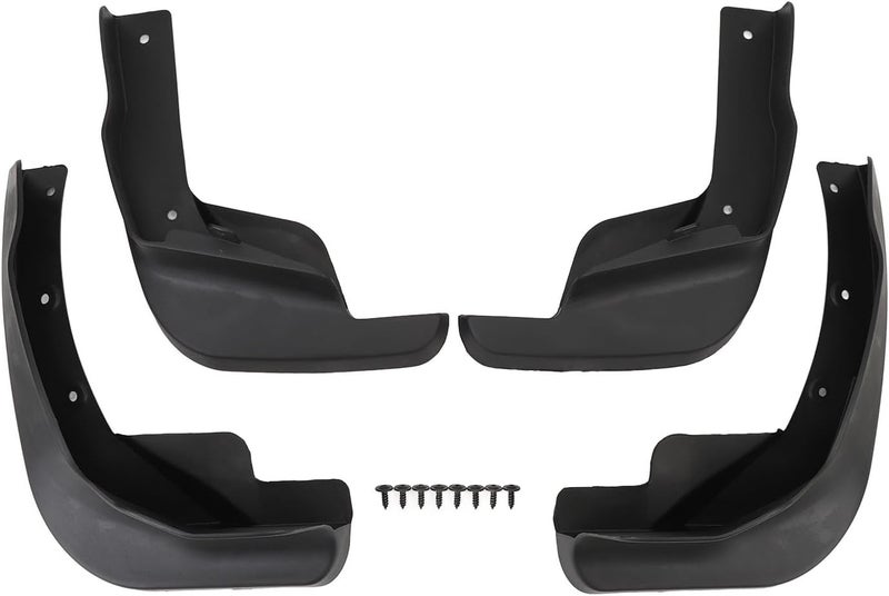 Car Mud Flaps Splash Proof Protective Impact Tire Protector Mudflaps for Qashqai 2015 to 2021 Black 4pcs - Image 1