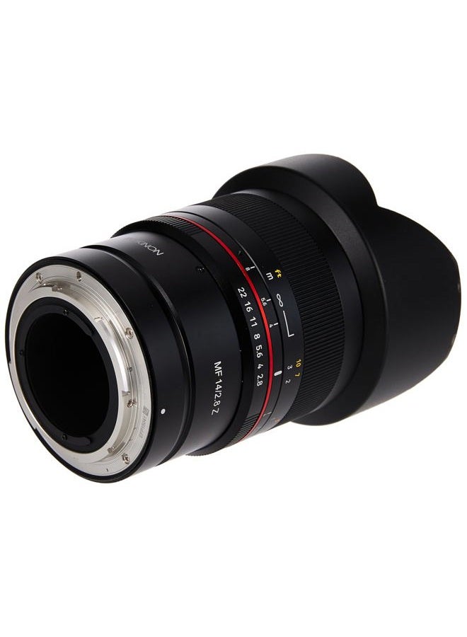 Rokinon عدسة بزاوية واسعة 14 مم F2.8 محكمة الإغلاق للطقس لكاميرات نيكون Z بدون مرآة، مقاس واحد - Image 4