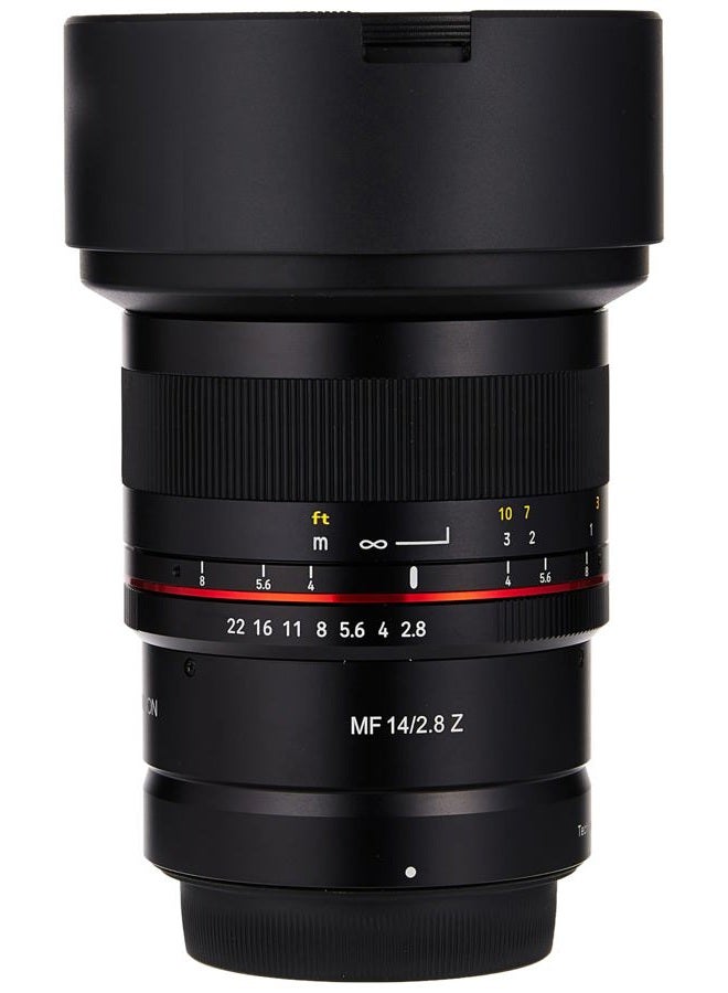 Rokinon عدسة بزاوية واسعة 14 مم F2.8 محكمة الإغلاق للطقس لكاميرات نيكون Z بدون مرآة، مقاس واحد - Image 2
