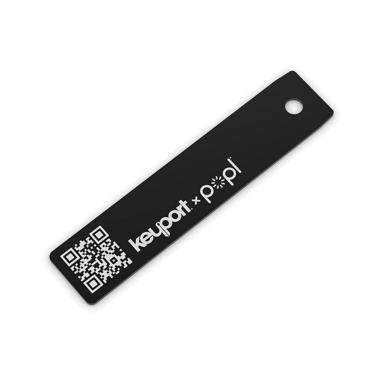Keyport Popl x Keyport Digital ME Key - Digital Business Card | Electronic Business Card for Key Organizer Keychain | Smallest NFC Business Card with QR Code for Smart Networking | Minimalist NFC Card Tap  - Image 1