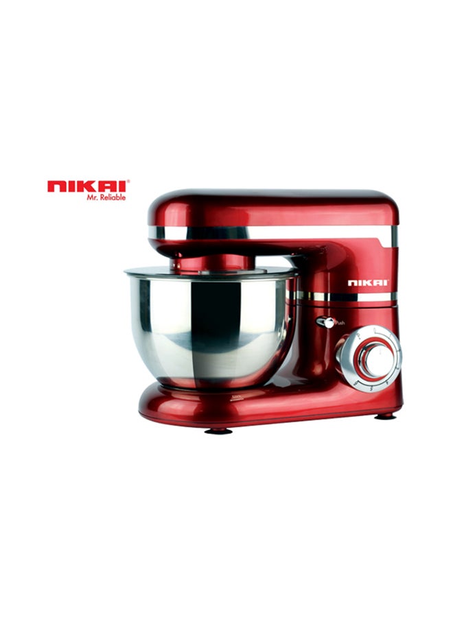NIKAI Stand Mixer 600W 240V 600 W NSM450A1 Red - Image 2